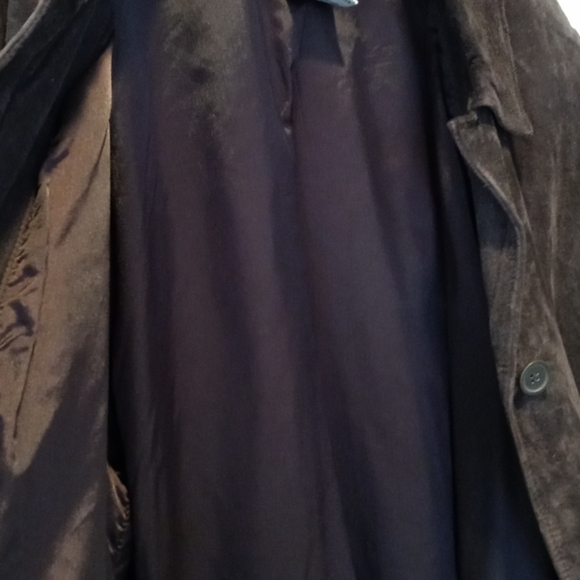 Talbots Dark Brown Suede Leather Jacket - Picture 8 of 8